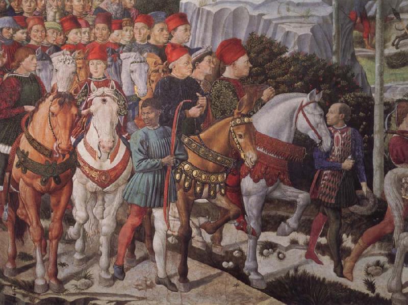 The train of the holy three Konige, Benozzo Gozzoli